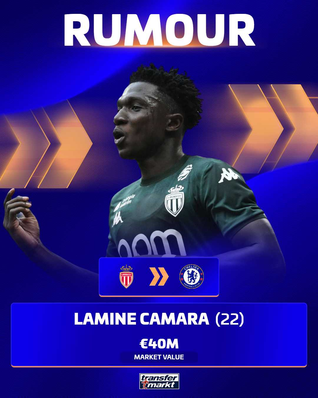 Lamine Camara, Chelsea rumour